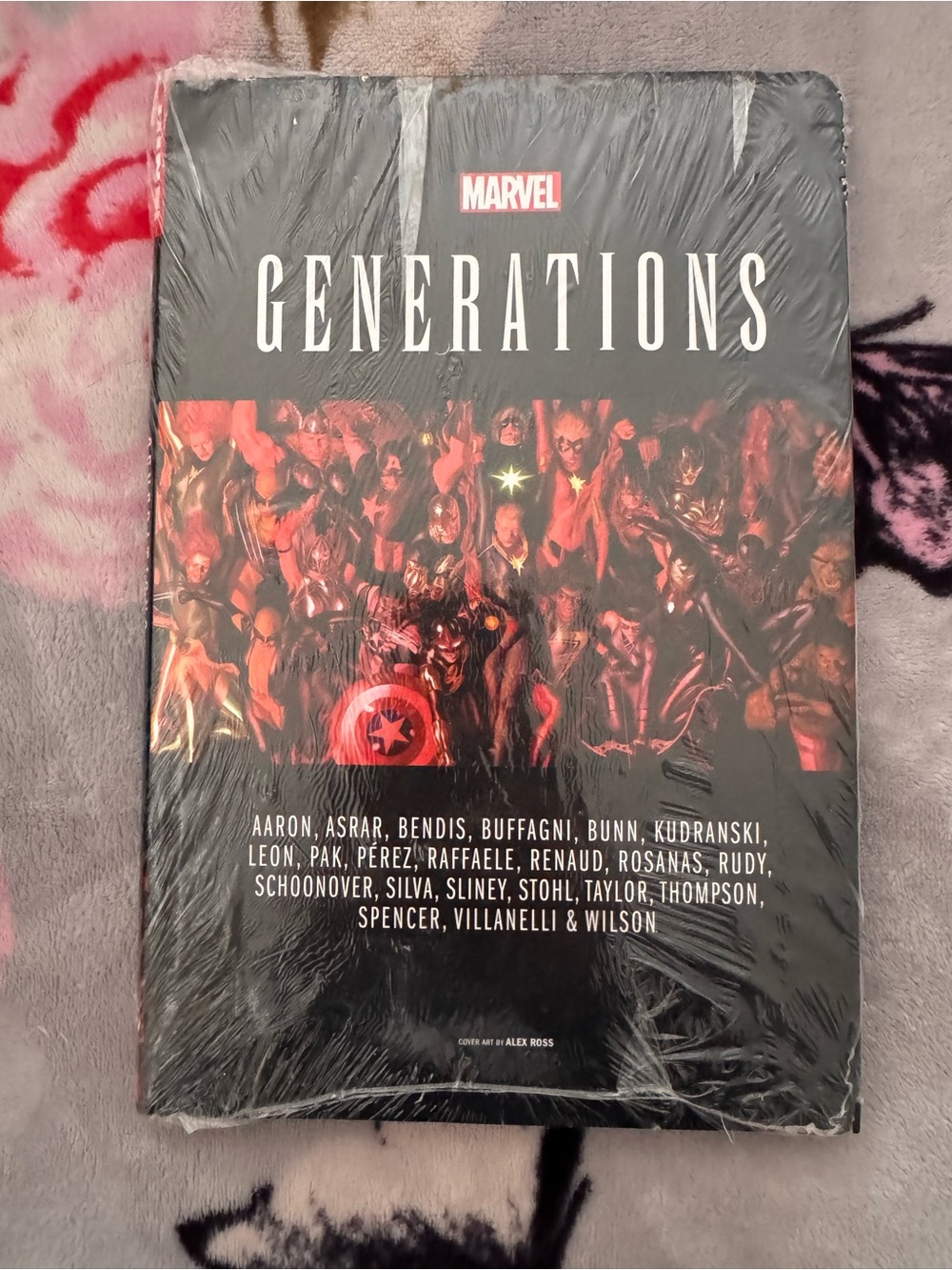 Marvel Generations Hardcover – Black and Red Character Collage